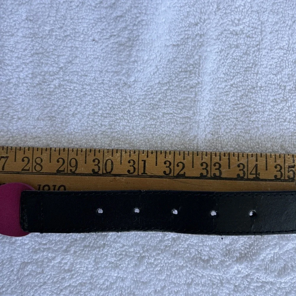 Leather Belt Rainbow Colored Size Large 32 Accent‎ Statement
